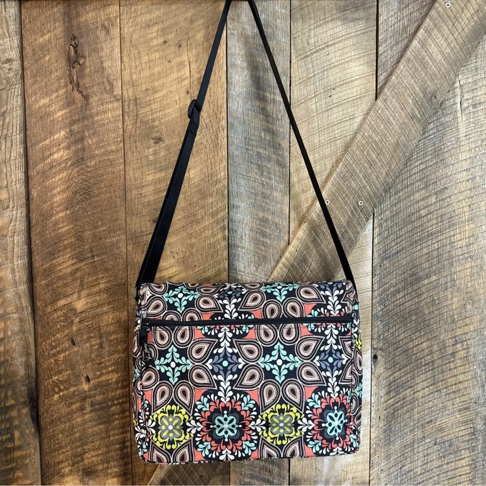 Vera Bradley Sierra Large Backpack Laptop Bag EUC